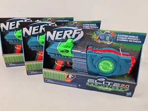 NERF Elite 2.0 Flipshots Flip-8 Blaster Ages 8+ Toy Gun Fire Fight - 3 Pack - Picture 1 of 1