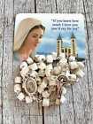 Virgin Mary Medjugorje Stone Rosary Apparition Hill St Benedict Our Lady Gift 