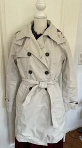 Tchibo Regen Allwetter Trenchcoat Beige 38 Kapuze - Bild 1 von 14