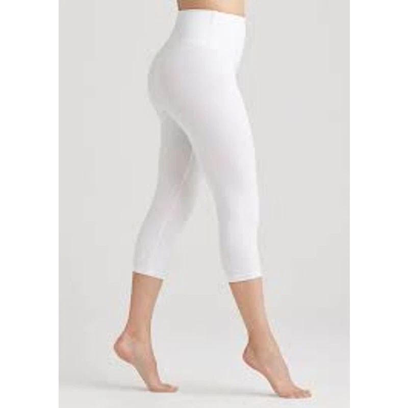 Legging YUMMIE Talie Crop Capri Modelador en Blanco Levantamiento de Glúteos Talla Pequeña S  Foto 1 de 4