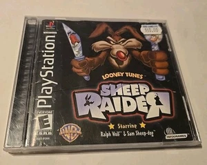 Looney Tunes: Sheep Raider (PlayStation 1, PS1) CIB completo di disco come nuovo! Pulito - Foto 1 di 3