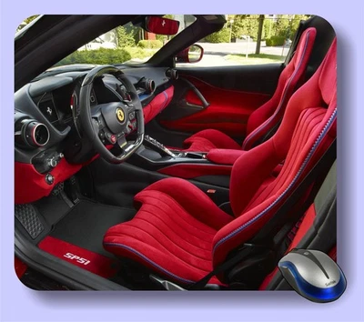 Alfombrilla de ratón para ordenador Ferrari coche de carreras regalo FA08 Foto 1 de 4