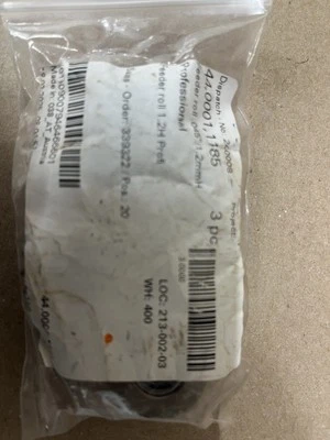 NUEVO rollo alimentador Fronius .045/1.2MMH 44.0001.1185 3pk Foto 1 de 4