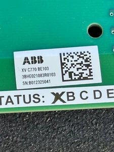 3BHE021083R0103 XV C770 BE103 XVC770BE101 ABB Schnittstellenplatine schneller Versand - Bild 1 von 6