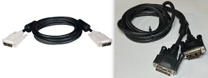 2x DVI Single Link Cable, Digital TMDS Monitor Cable DVI-D M/M - Picture 1 of 3