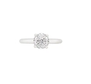 Vintage Cartier Platinum “Crown Of Light” Diamond Engagement Ring 1.55 CT D VS1 - Picture 1 of 10