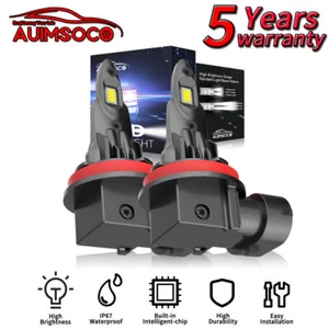 For Ford F-150 2015-2021 H11 LED Headlight Kit Bulbs Super Bright 100W 36000LM - Foto 1 di 17