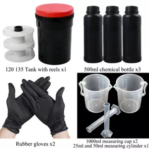120 35mm Film Developing Tank Darkroom Equipment Kit Photo Negative Processing - Picture 1 of 6