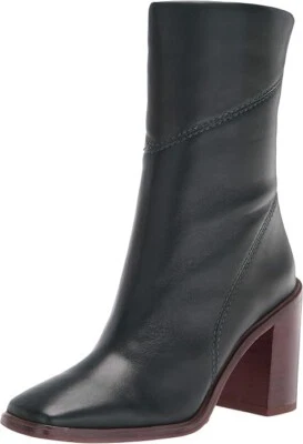 Franco Sarto Women's Stevie Mid Calf Leather Boots , Black Size 6M - Image 1 of 4