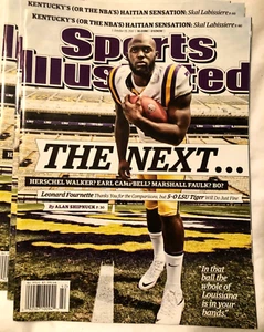LEONARD FOURNETTE LSU TIGERS SPORTS ILLUSTRATED MAGAZINE OCT 19, 2015 NO LABEL - Picture 1 of 1