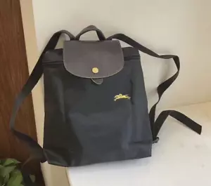Longchamp – Nylon-Rucksack – Graphit - Bild 1 von 8