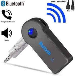Bluetooth Empfänger Adapter Auto AUX Kabel Audio für Fahrzeuge 3,5 mm Klinke USB - Bild 1 von 8