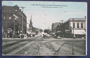 1910 Hutchinson Kansas 5th Street North carte postale & annuler