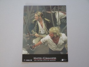 RUSSELL CROWE ""MASTER AND COMMANDER"" PETER WEIR LOBBY CARD LB8
