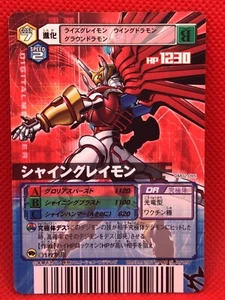 ShineGreymon DIGIMON card Alpha Code Digital monster DM02-095 2007 BANDAI TOEI - Picture 1 of 6