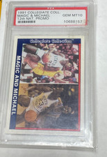 1991 National Convention Promo & Magic Johnson Michael Jordan PSA 10 GEM MT HOF