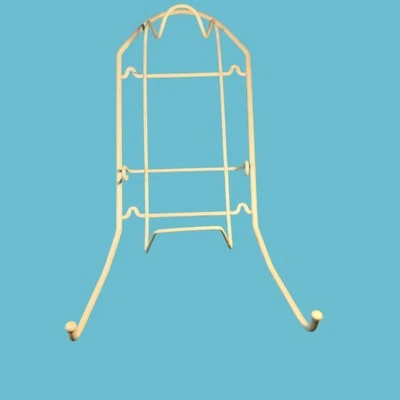 Iron Ironing Board Holder Wall Mount white - Image 1 of 4