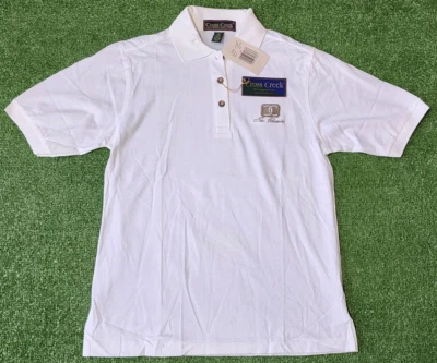 Camisa Polo Cross Creek The Classics Para Mujer Manga Corta Blanca Talla Pequeña - NUEVA Foto 1 de 4