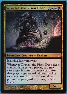 Wrexial, the Risen Deep FOIL Worldwake NM Mythic Rare CARD (394525) ABUGames - Image 1 of 2