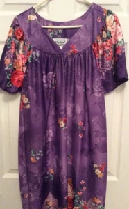 Anthony Richards Floral Muumuu House Dress Size 1X - Picture 1 of 4