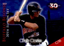 2017 Buffalo Bisons 30th Season Choice #5 Chris Coste - NM Baseball Card
