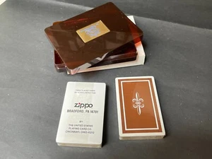 Nuevas cartas de juego ZIPPO selladas de doble baraja para Ballagh & Thrall Inc. - Imagen 1 de 6
