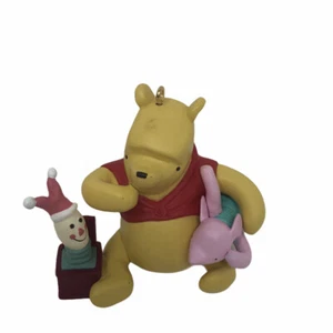 Hallmark 2000 Story Piglets Jack in The Box Pooh Ornament Winnie Classic Vintage - Picture 1 of 5