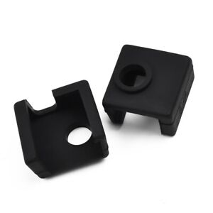 2 Silicone Hot End Sock For Creality CR-10 10S S4 S5 Ender 2 3 4 5 Pro Cleaner