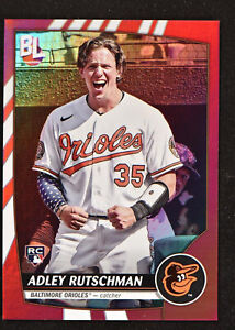 2023 Big League Base Super Rare Red Foil #276 Adley Rutschman - Orioles