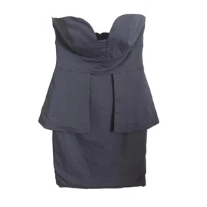 AKIRA CHICAGO Black label peplum sleeveless full back zip dress size Med… - Picture 1 of 6