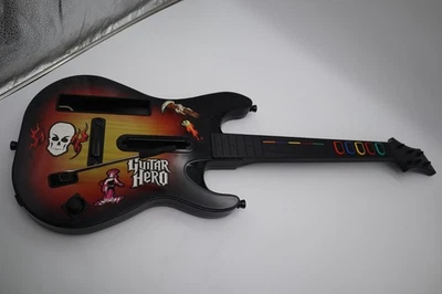 Nintendo Wii Guitar Hero RedOctane Sunburst Controller - Immagine 1 di 3