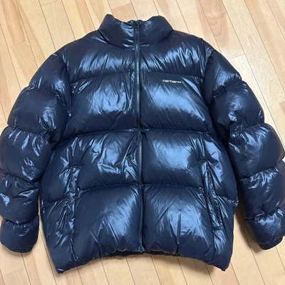 Chaqueta de plumón Carhartt negra talla L para hombre simple y elegante de... - Imagen 1 de 4