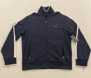 Chaqueta de golf Polo Ralph Lauren Track para hombre grande azul marino cremallera completa nueva con etiquetas $125 - Imagen 1 de 7