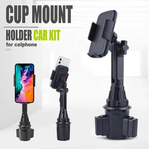 Upgraded Version Adjustable Car Cup Stand Car Holder Mount Cradle For Cell Phone - Picture 1 of 10