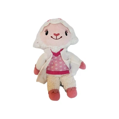 Disney Jr Doc McStuffins 8” Lambie in Lab Coat Muñeco de Peluche Juguete de Peluche Solo Juega Foto 1 de 4