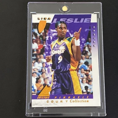 1997 Pinnacle Inside WNBA - Lisa Leslie #1 (RC) Court Collection Rookie Card - Image 1 of 2