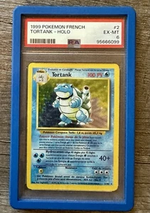 1999 Pokémon French TORTANK HOLO # 2/102 PSA 6 - Picture 1 of 2