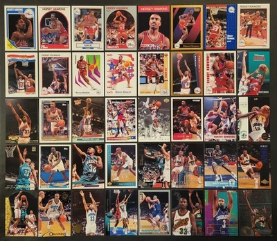 Лот из 80 различных баскетбольных карточек HERSEY HAWKINS 1989-2001 BSK3365 - Изображение 1 из 2