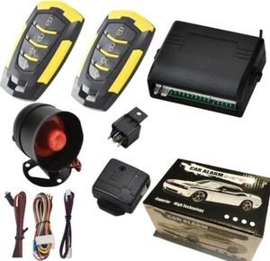 Riloer Car Security Alarm System, Keyless Central Locking Immobilizer Kit - Picture 1 of 9
