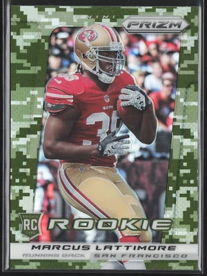 2013 Prizm Marcus Lattimore Camo Prizm RC Rookie Card #263 - Image 1 of 2