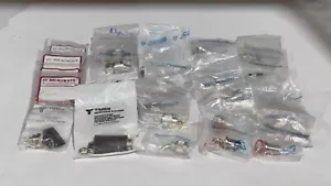 COAX LOT - 27 RF Coaxial Connectors: Amphenol - Radiall - SV & Times Microwave - Picture 1 of 6