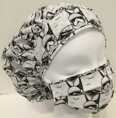 Star Wars Storm Troopers Medium Medical Bouffant Scrub Cap Surgery Hat Mask Set - Image 1 of 4