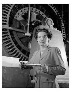 1952 American Engineer Kitty O'Brien Joyner foto #1 - foto 8x10 en 8,5"" x 11" - Imagen 1 de 1