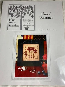 Hares' Summer - Plum Street Samplers - Counted Cross Stitch - Picture 1 of 2