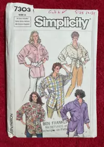7303 Simplicity ~ Patrón CORTADO ~ Talla 10-24 ~ ~ ~ ~ Anuncio MP 74 - Imagen 1 de 2