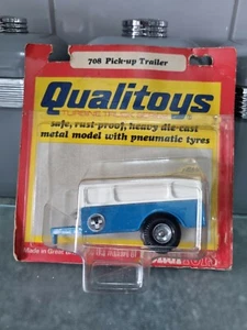 VINTAGE CORGI TOYS MINT BOXED QUALITOYS 708 PICK-UP TRAILER 1970s becoming rare. - Picture 1 of 8