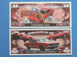DUKES of HAZZARD TV Series; General Lee Dodge Car $1,000,000 One Million Dollars - Picture 1 of 2