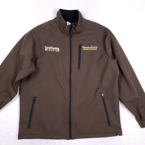 BootDaddy Jacket Softshell Zip XL Brown Bordertown Casino Western Style Outdoor - Picture 1 of 8