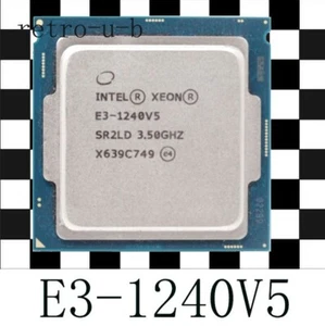 Intel Xeon E3-1240 V5 SR2LD 4Core 3.5GHz 8M LGA1155 CPU Processor 1240V5 - Picture 1 of 1