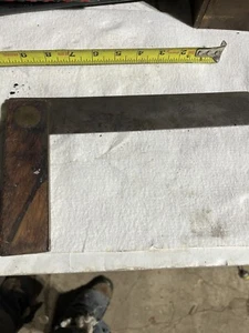 Vintage Holzgriff 12" Zimmermann Versuch Vierkant Werkzeug - Bild 1 von 2